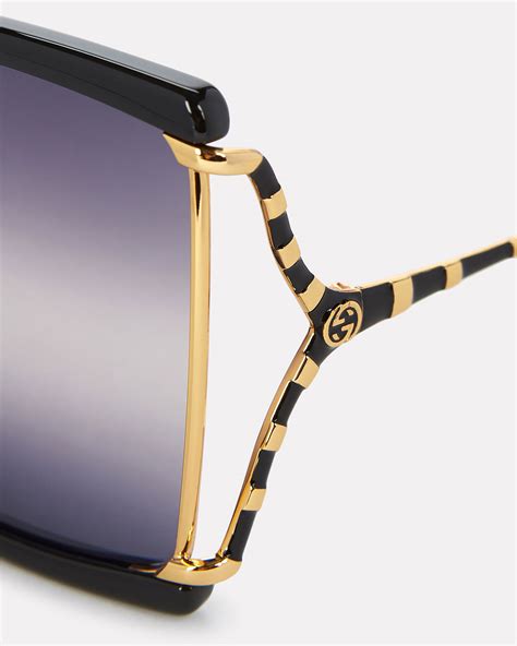 women gucci oversized sunglasses|Gucci oversized butterfly sunglasses.